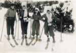 Dziewczęta na nartach 1933r