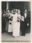 Orszak ślubny kościół N.M.P 1935r