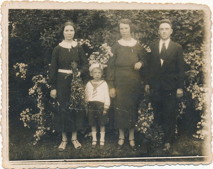 Anna Leszczyńska z rodziną